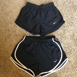 2 pairs of Nike Dri Fit shorts. Size Small.